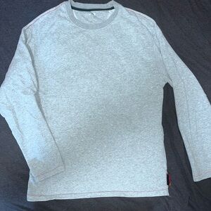 Janji Gray Long Sleeve Running Fleece Shirt - Men’s Small